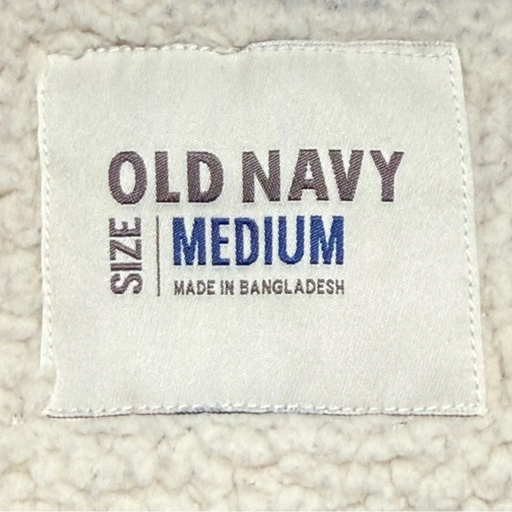 NEW‎ Old Navy Plaid Flannel Sherpa Lined Shacket Jacket Size M Perfect